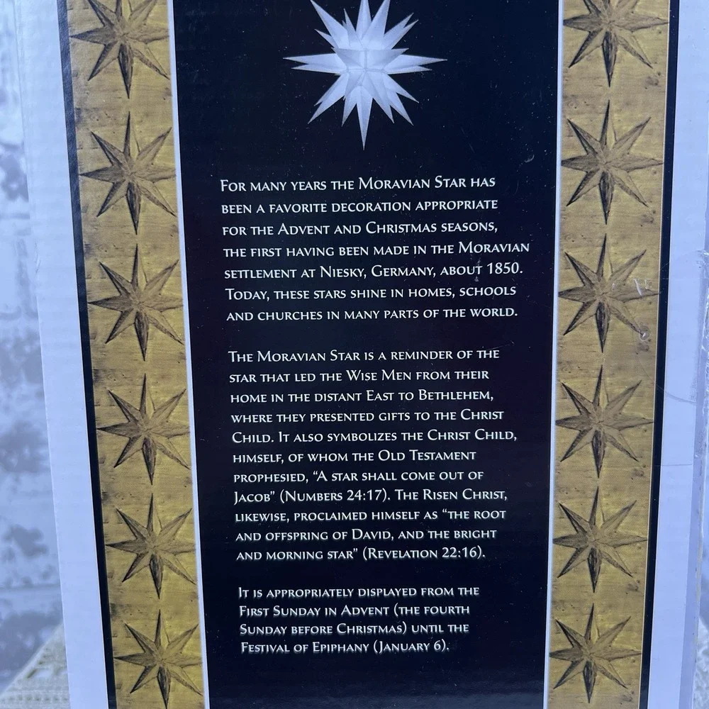 MORAVIAN STAR Advent & Christmas 21